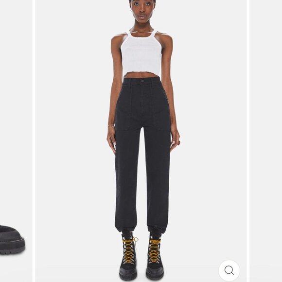 Mother The Wrapper Patch Springy Not Guilty Ankle Jean Women's 28 - Picture 1 of 7